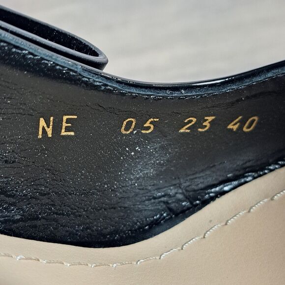 Christian Dior Sweet-D Black Patent Leather Slingback Pump Heels Women's Sz 10 - Picture 11 of 11